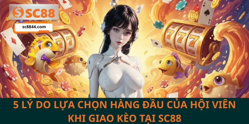 5 lý do lựa chọn hàng đầu của hội viên khi giao kèo tại SC88